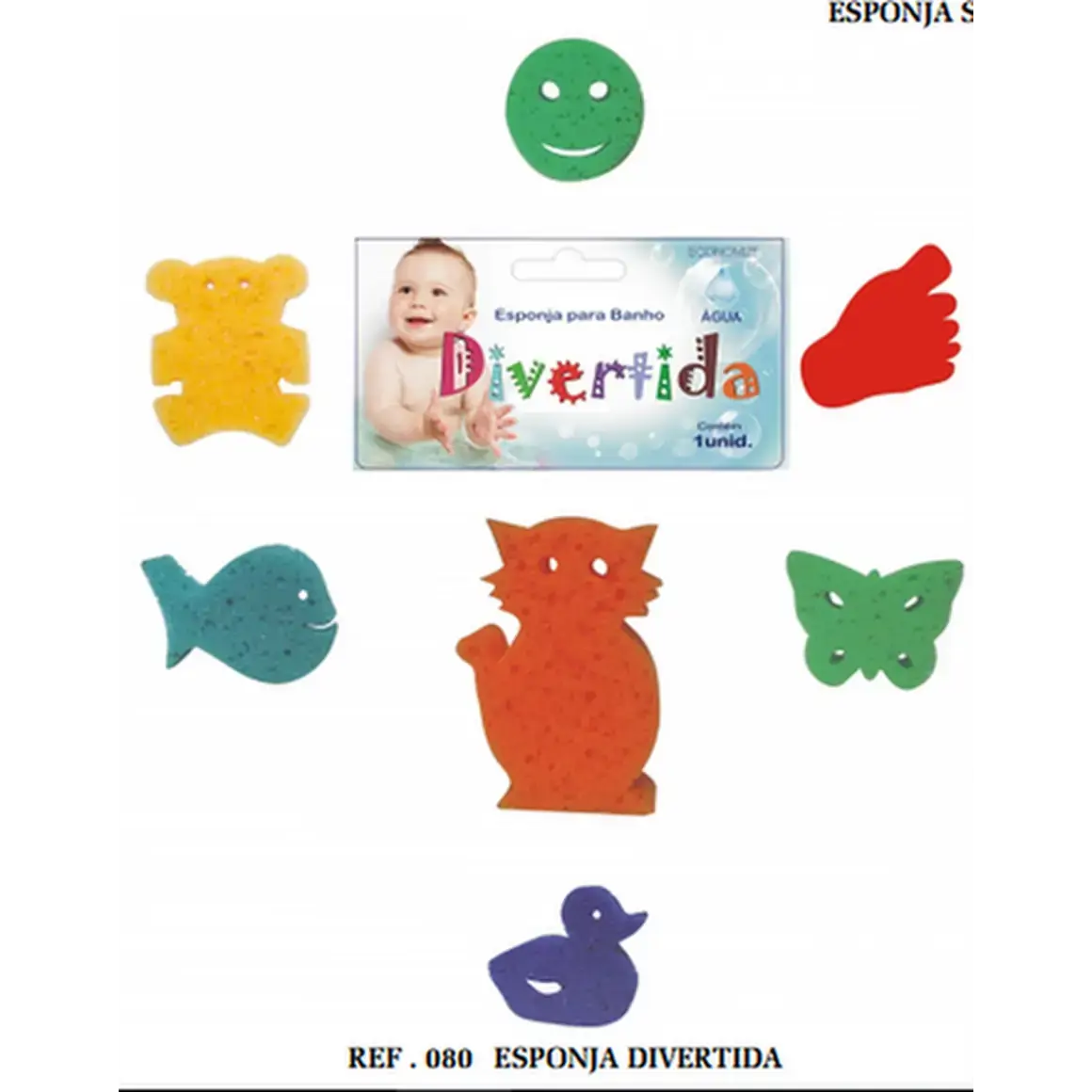 Esponja Banho Divertida Ref.80
