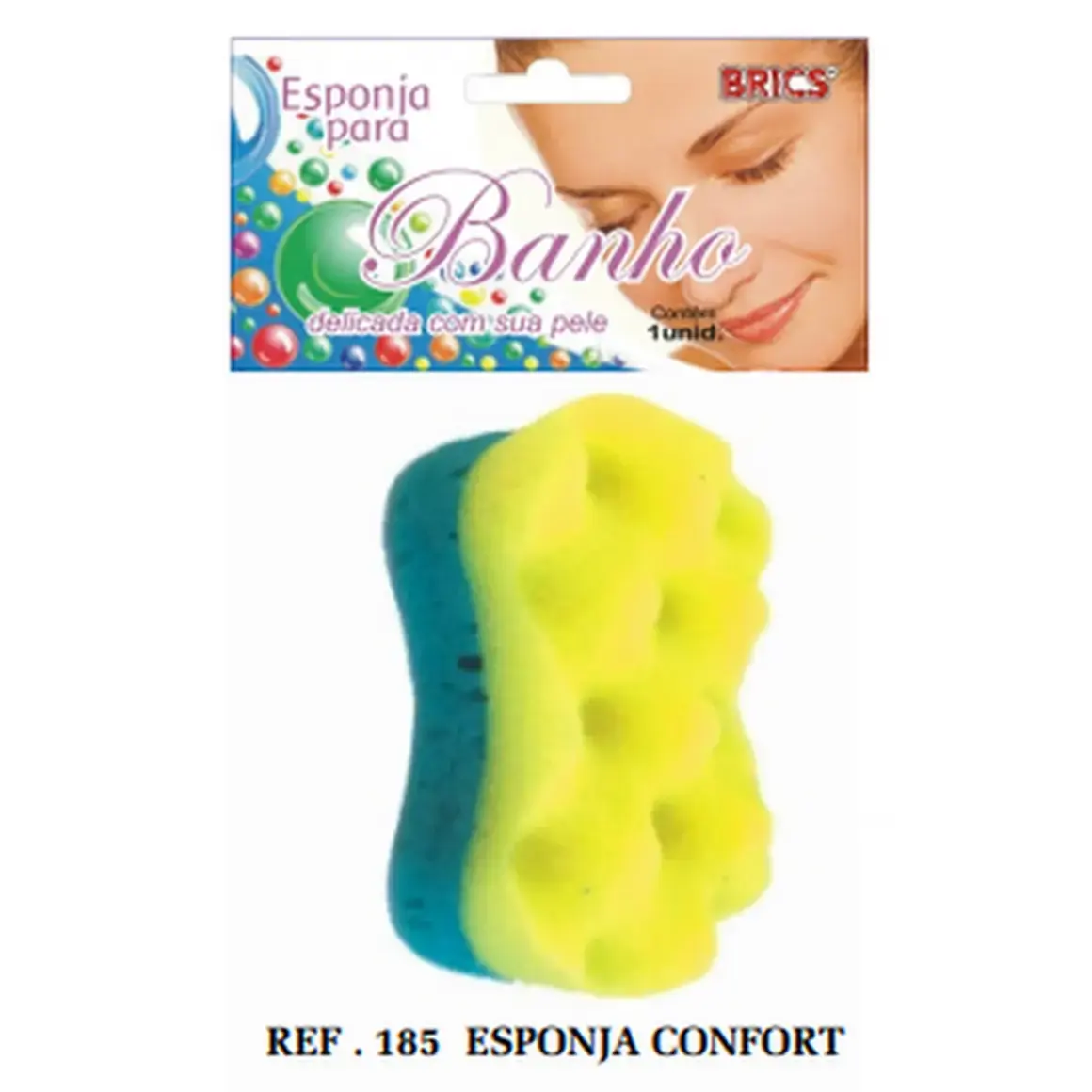 Esponja Brics P/banho Confort Un