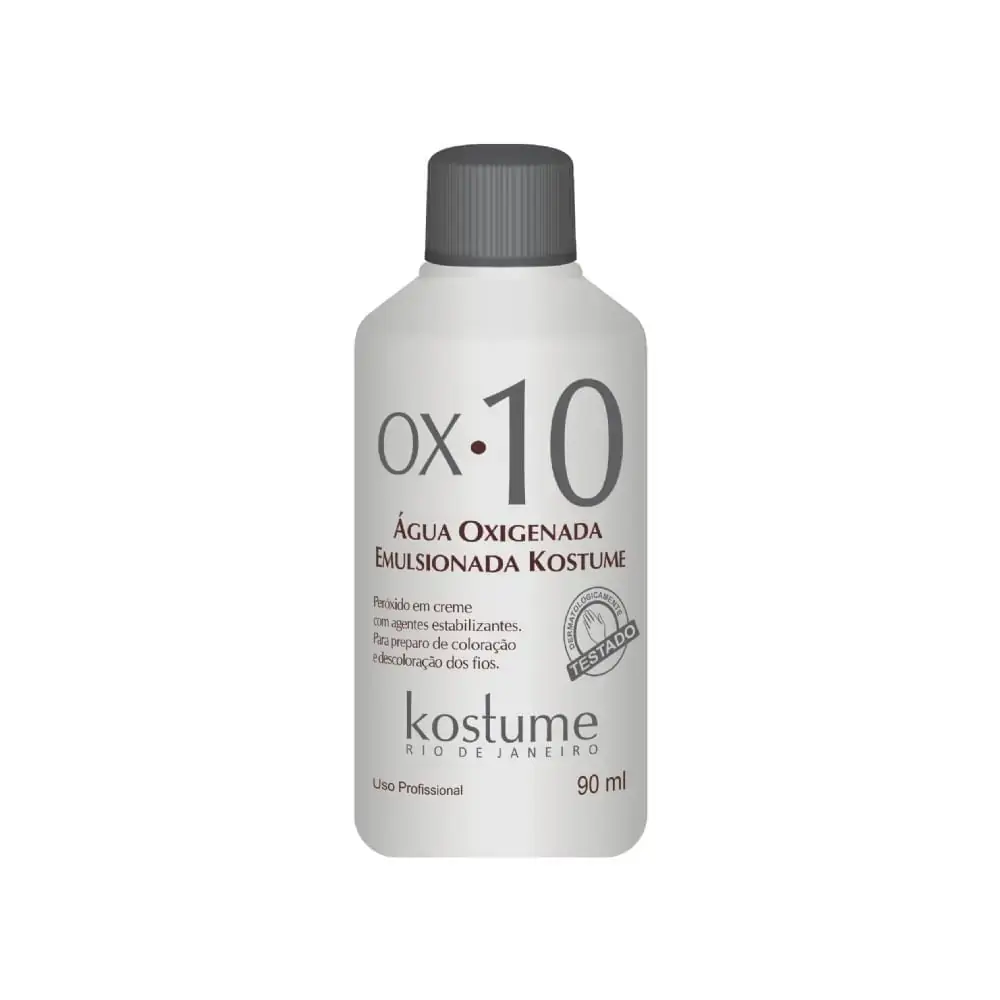 Água Oxigenada Emulsionada Ox.10 - Kostume - 90ml - Água Oxigenada Emulsionada OX.10 - Kostume - 90m