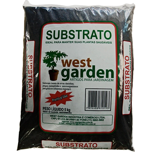 Substrato Natural West Garden 5kg
