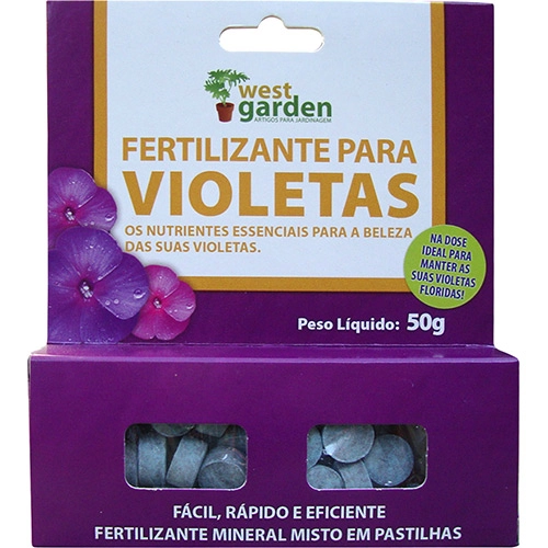 Fertilizante Flowever West Garden Pastilha Violeta