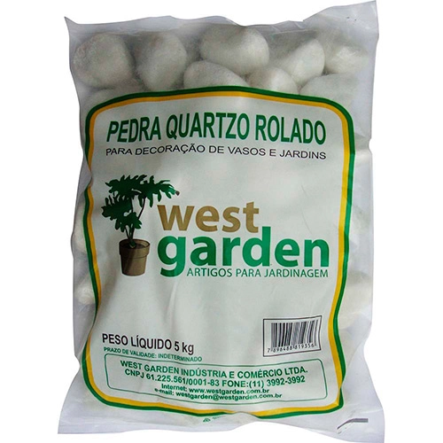 Pedra Quartzo Rolado 5kg