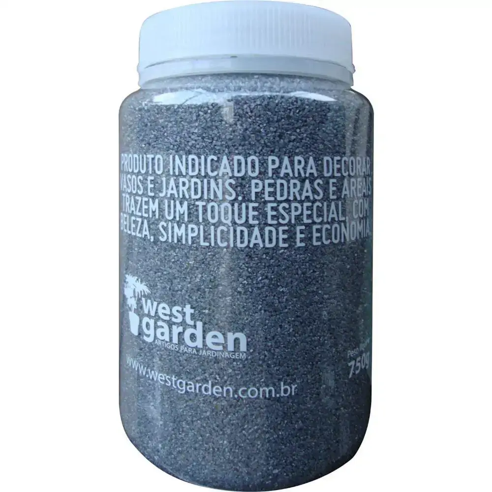 West Areia P/jardinagem 750g Cinza