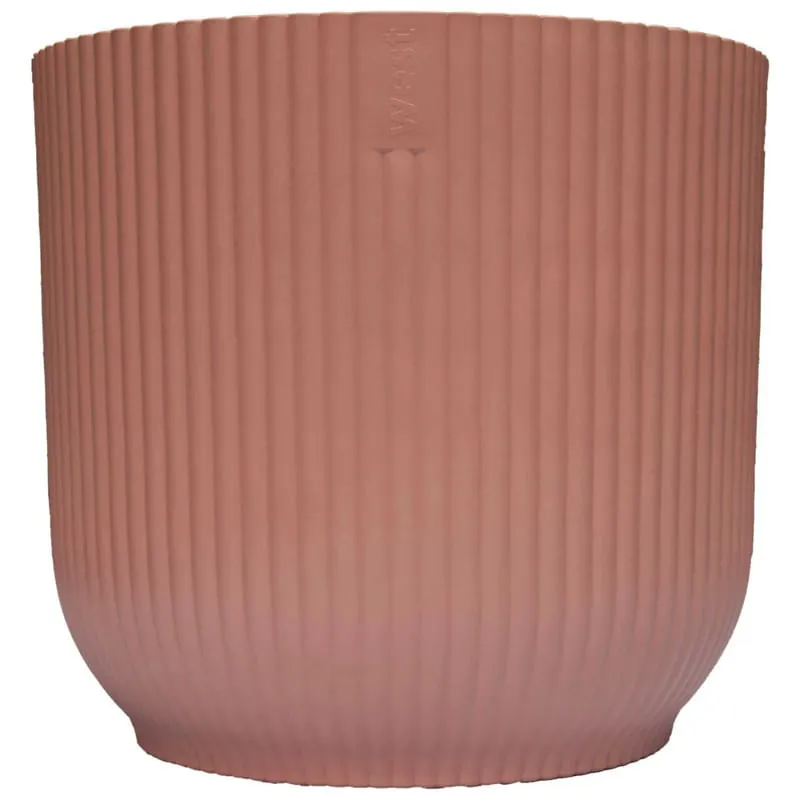 Vaso Cachepot Siena Coral West Garden 16 x 14cm