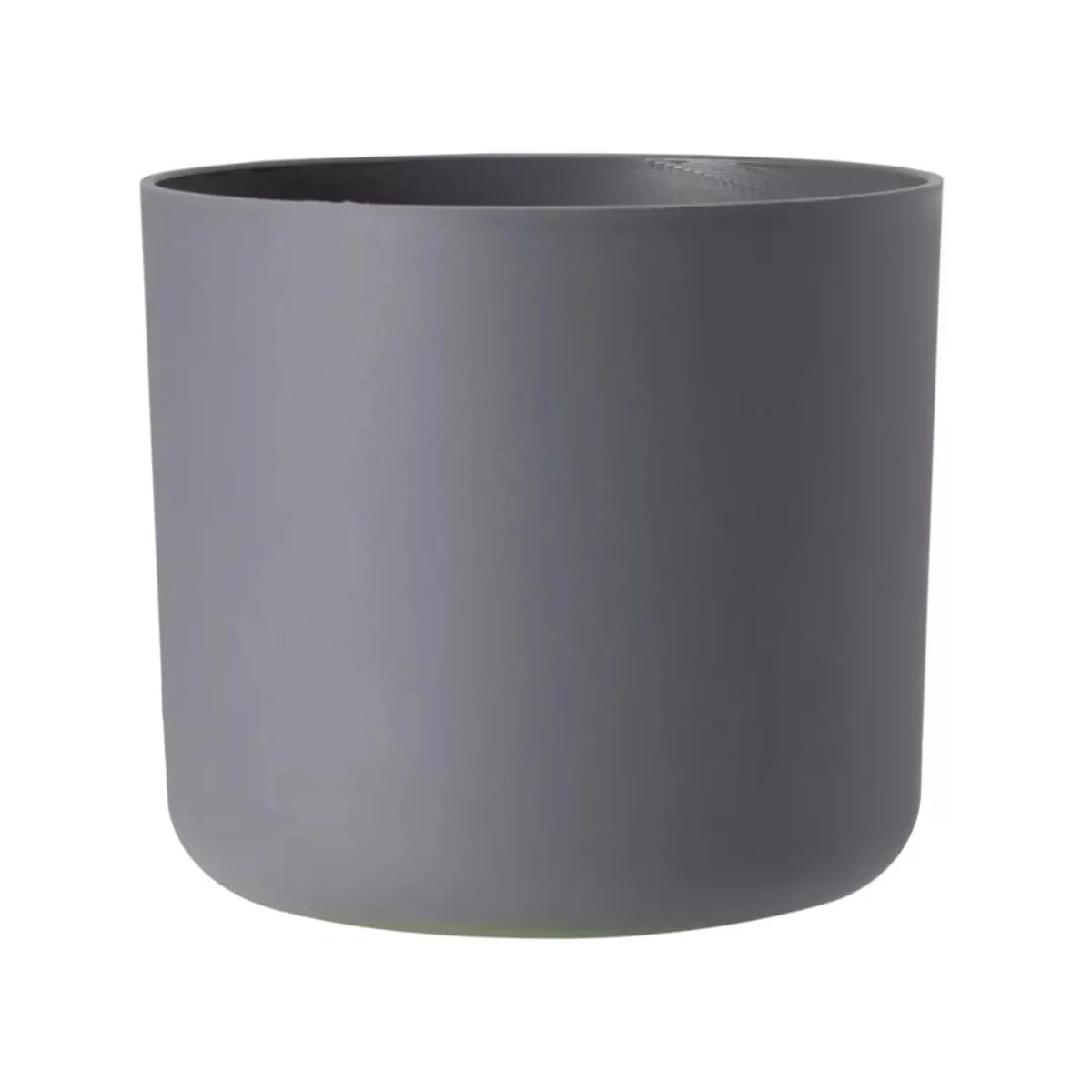 Vaso Cachepot Capri Cinza 14X13 Cm West Garden