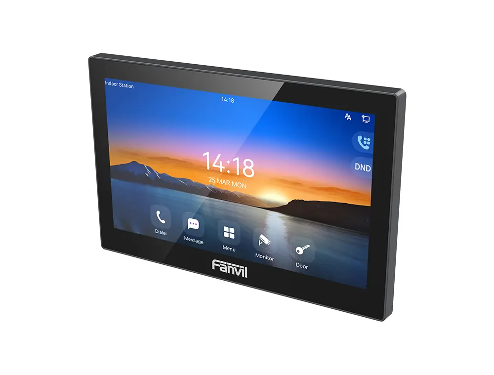 Video Porteiro Sip Fanvil I504w Com Tela Touch De 7 Pol