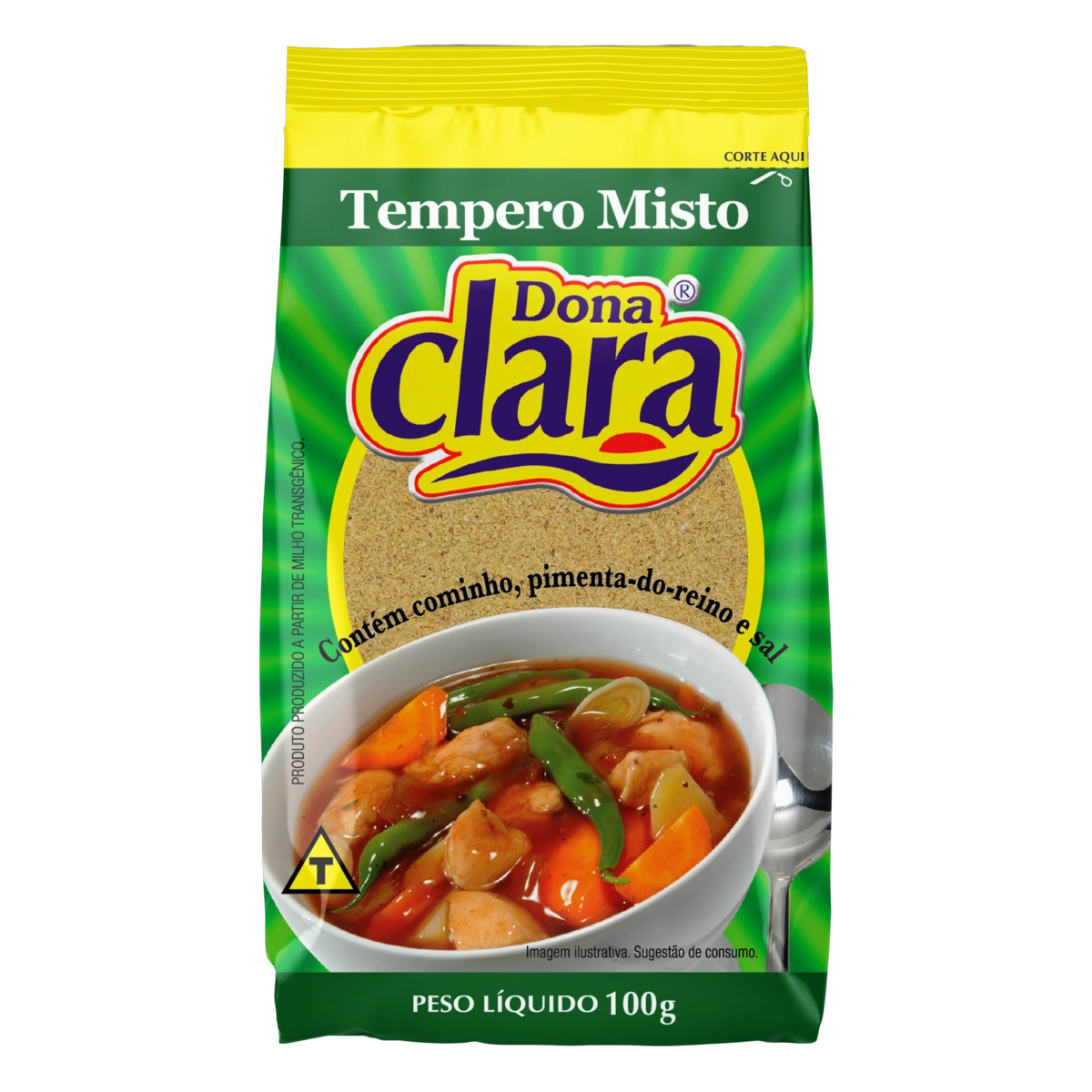 Tempero Misto Dona Clara Pacote 100g