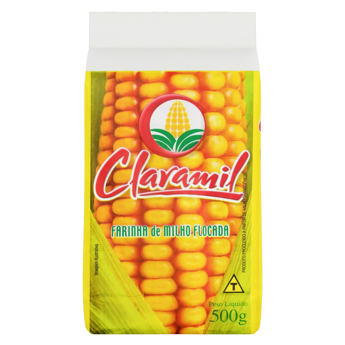 Farinha De Milho Flocada Claramil Pacote 500g