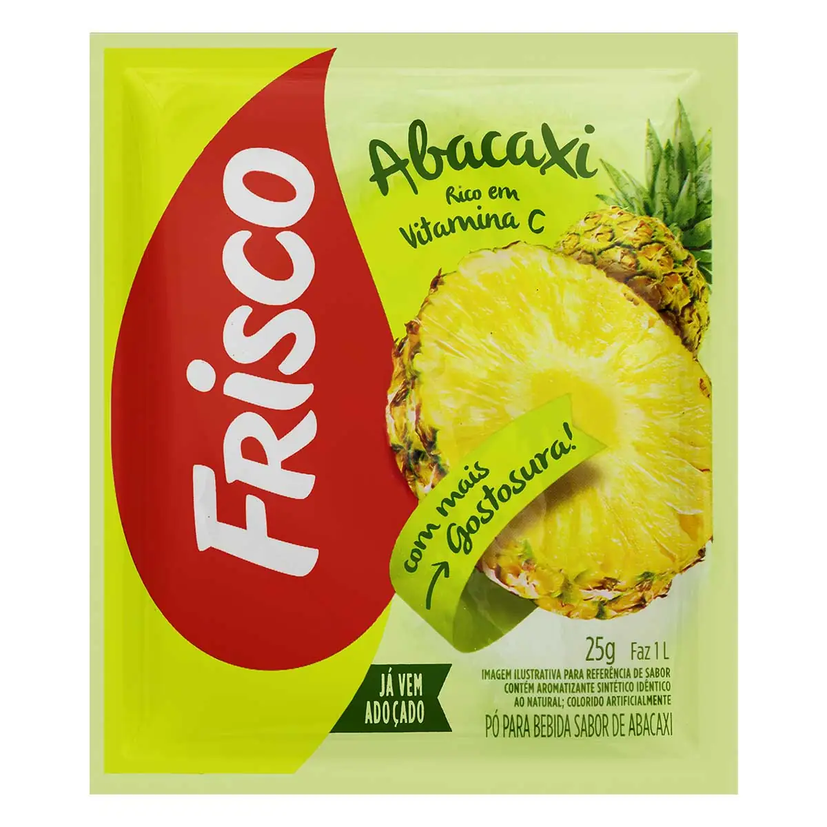 Refresco em Pó FRISCO de Abacaxi 25g