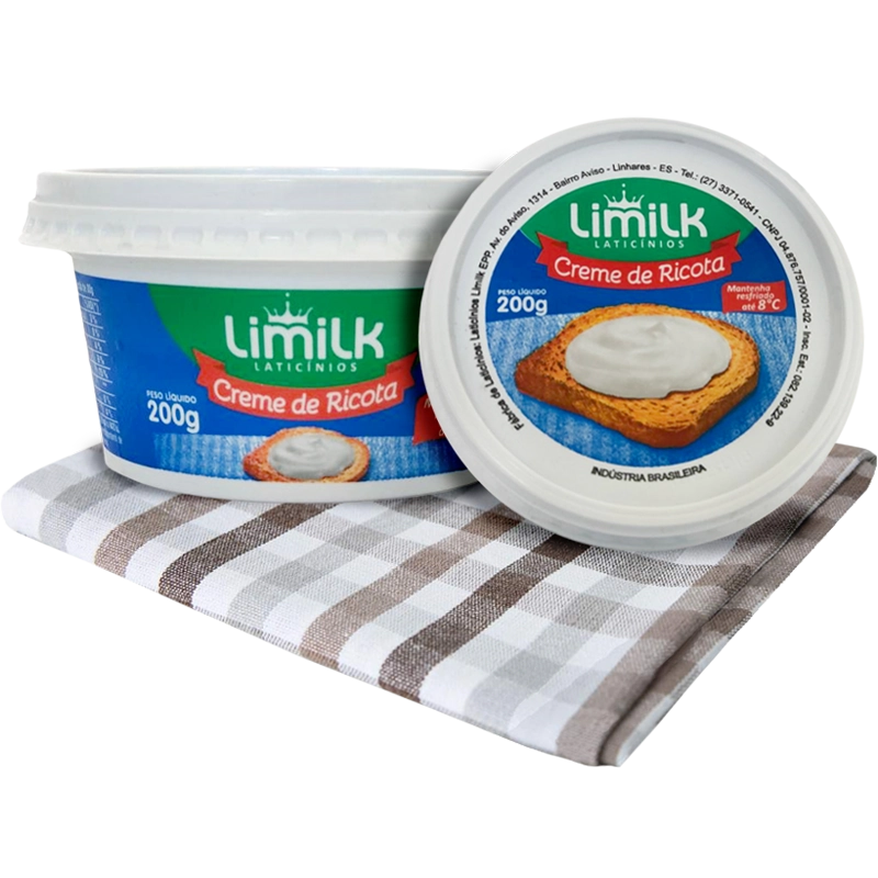 Creme De Ricota Limilk 200gr Tradicional