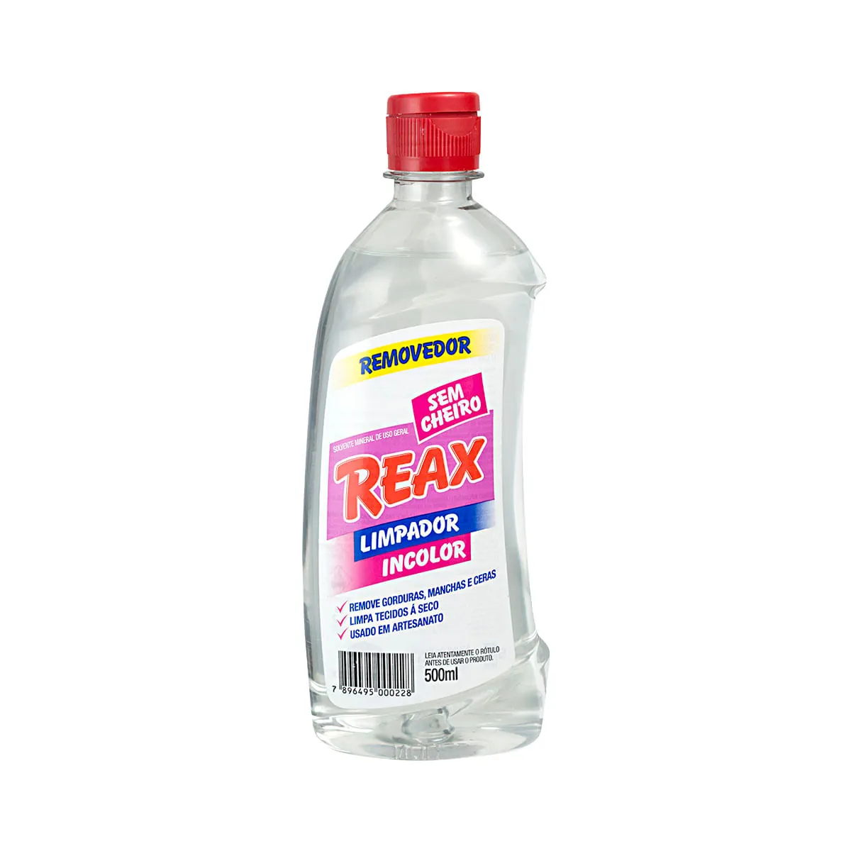 Removedor Uso Geral Sem Perfume Reax Frasco 500ml
