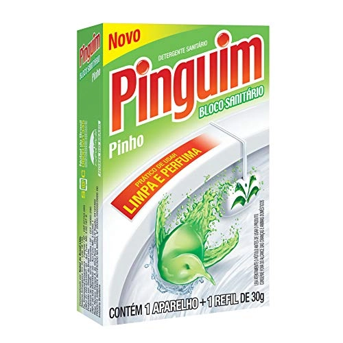 Bloco Sanit.pinguim 50g Cx Acoplada Pinho