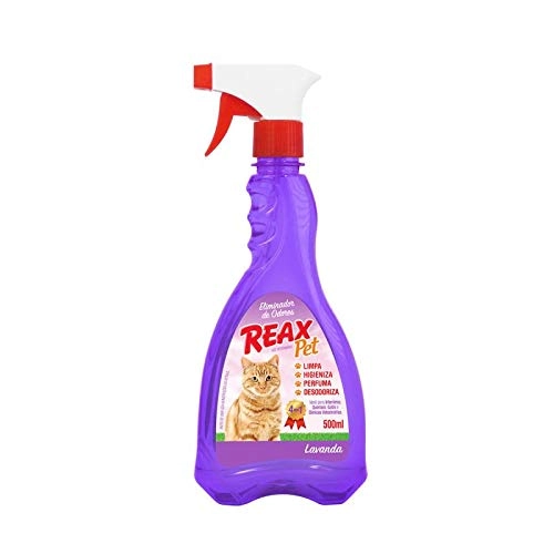 Eliminador De Odores Reax Pet Gatos 500ml Gatilho Lavanda