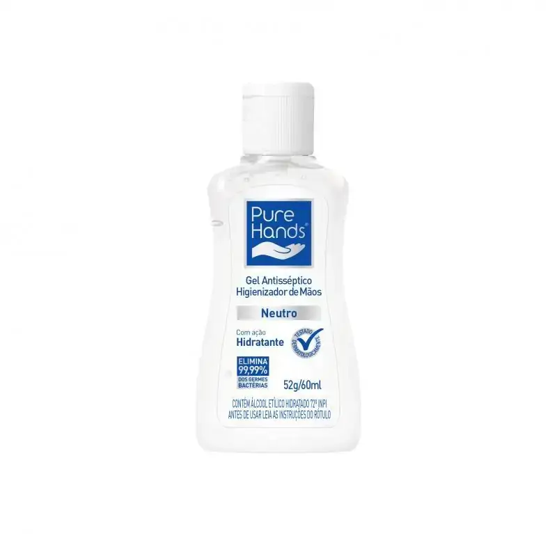 Alcool Gel Pure Hands Neutro 60ml