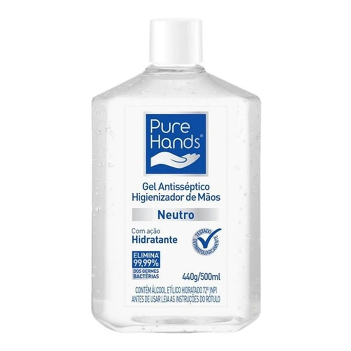 Alcool Pure Hands 500g Neutro