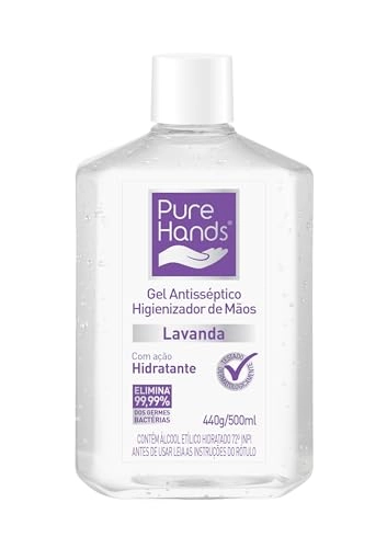 Alcool Pure Hands 500g Lavanda