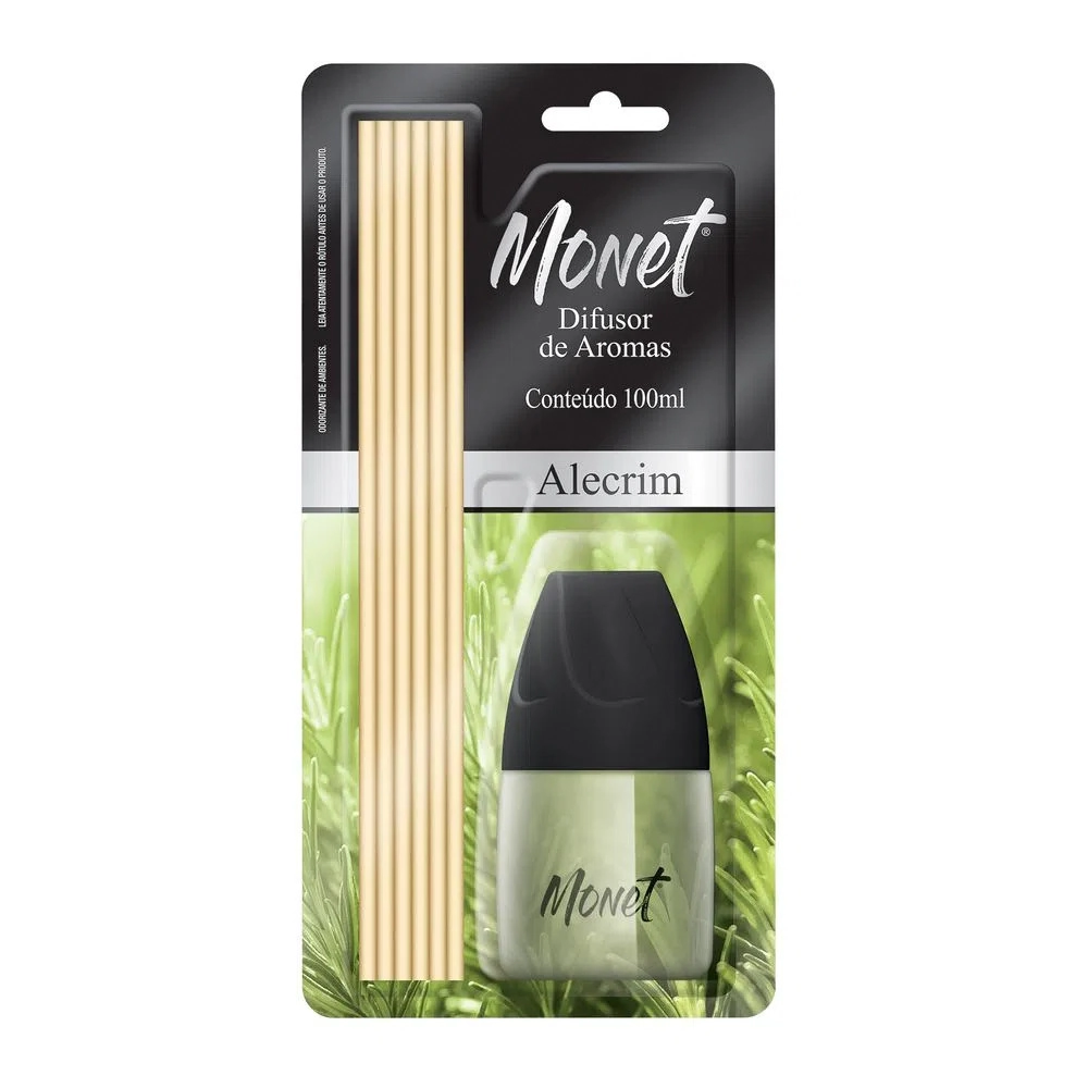 Difusor De Aromas Monet 100ml Alecrim