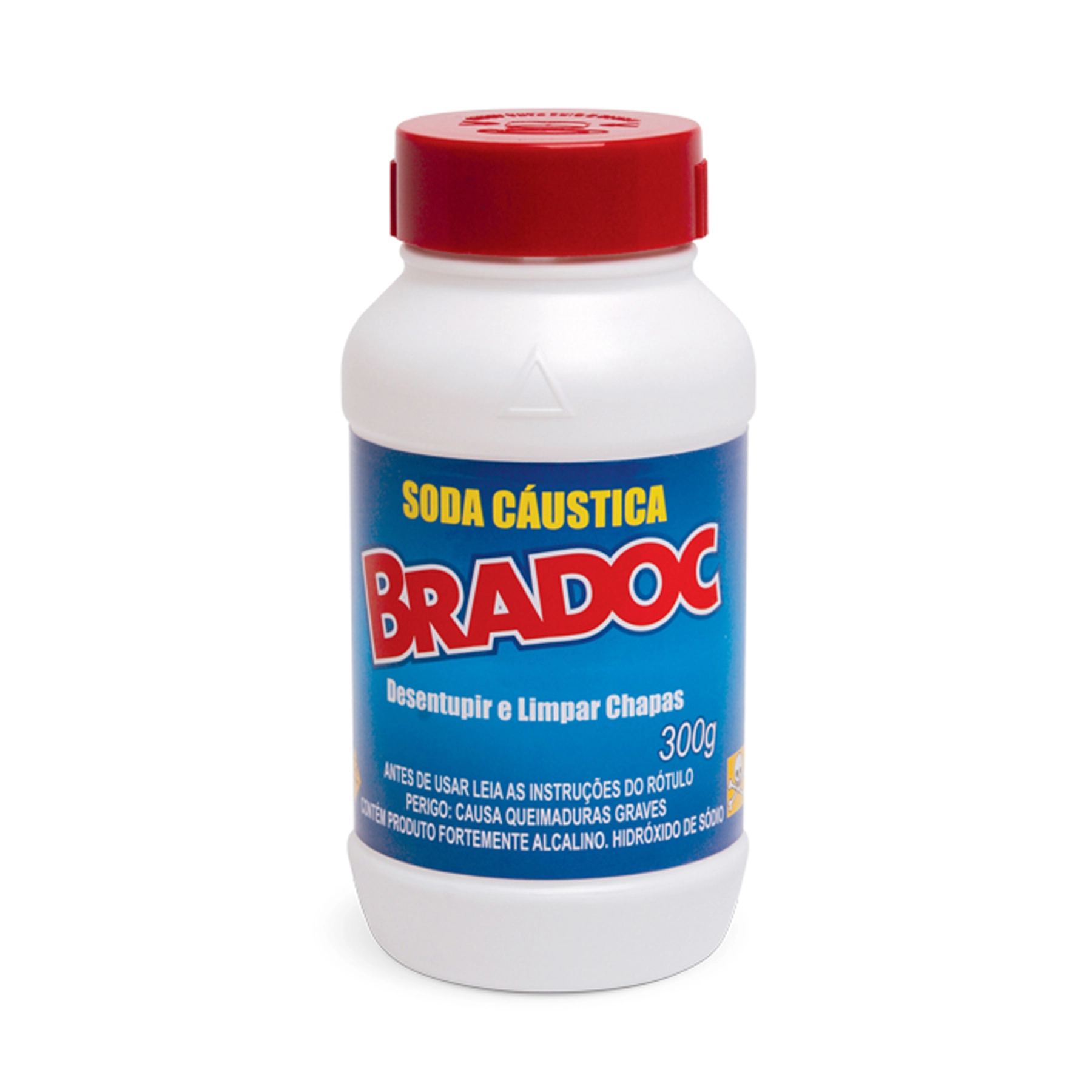 Soda Cáustica Bradoc Frasco 300g