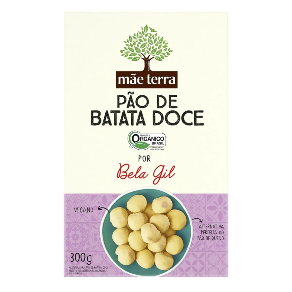 Mistura para Pão de Mandioquinha Orgânico Mãe Terra Bela Gil 300g