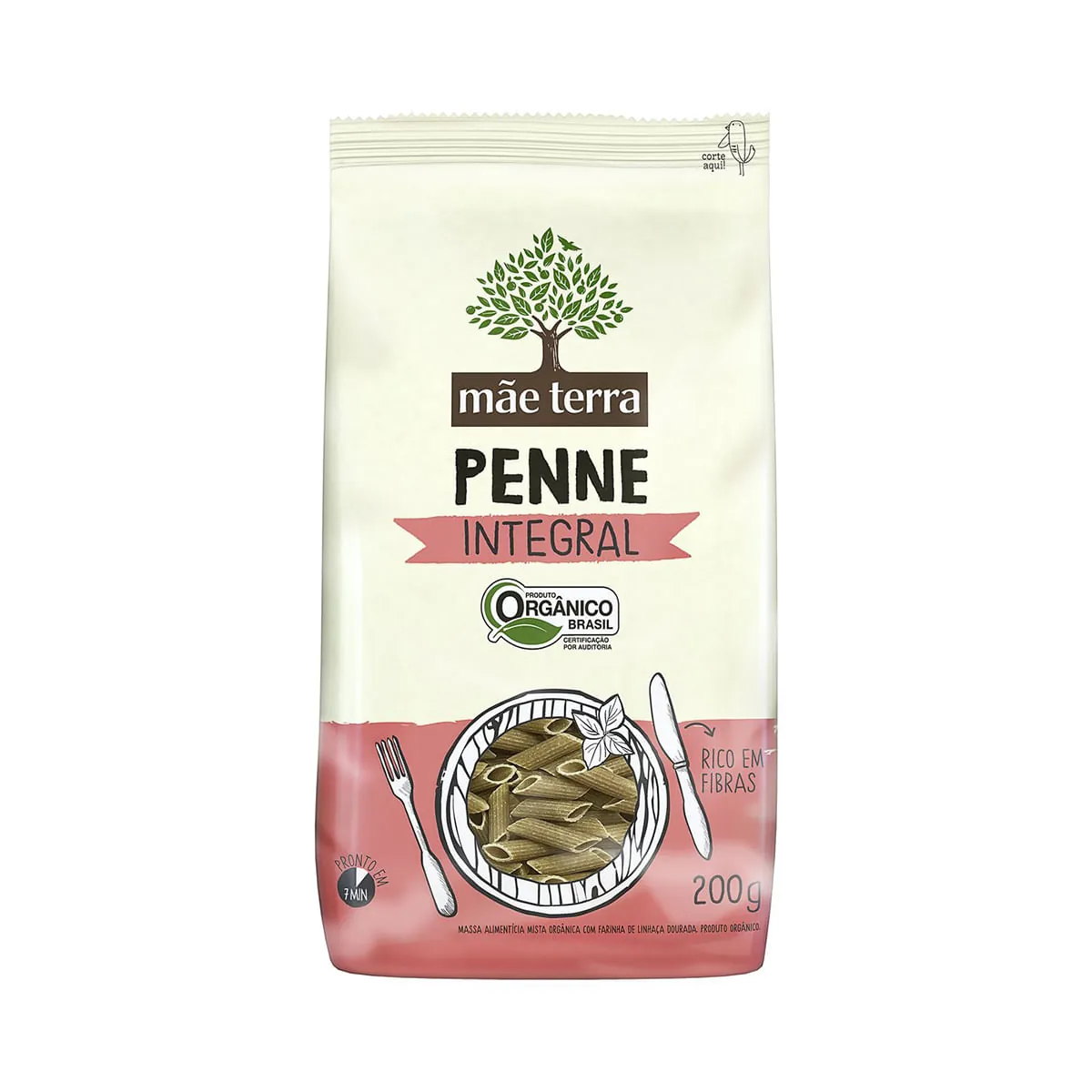 Macarrão Penne Mãe Terra Massa Fresca 200g