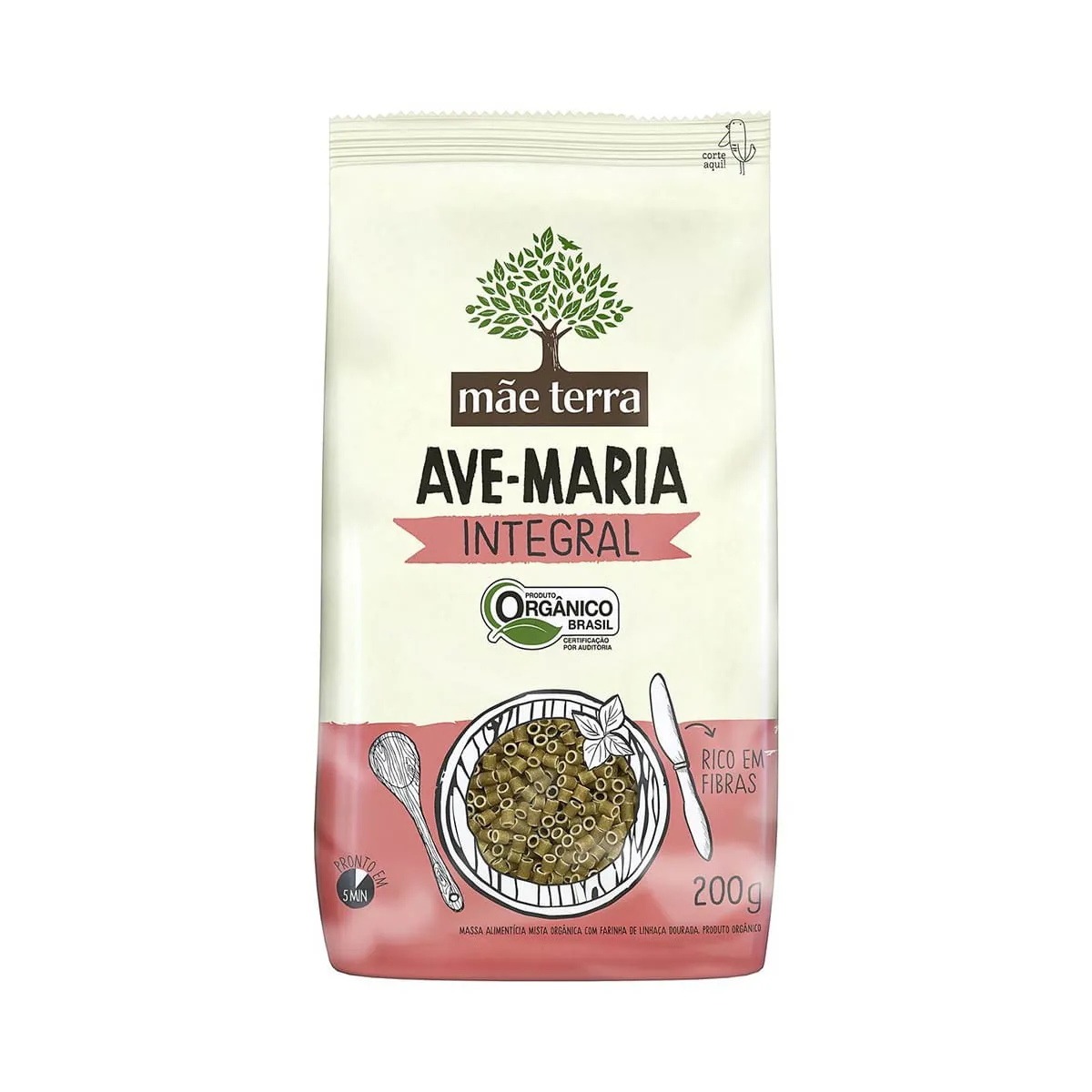 Macarrão Ave Maria Mãe Terra Integral 200g