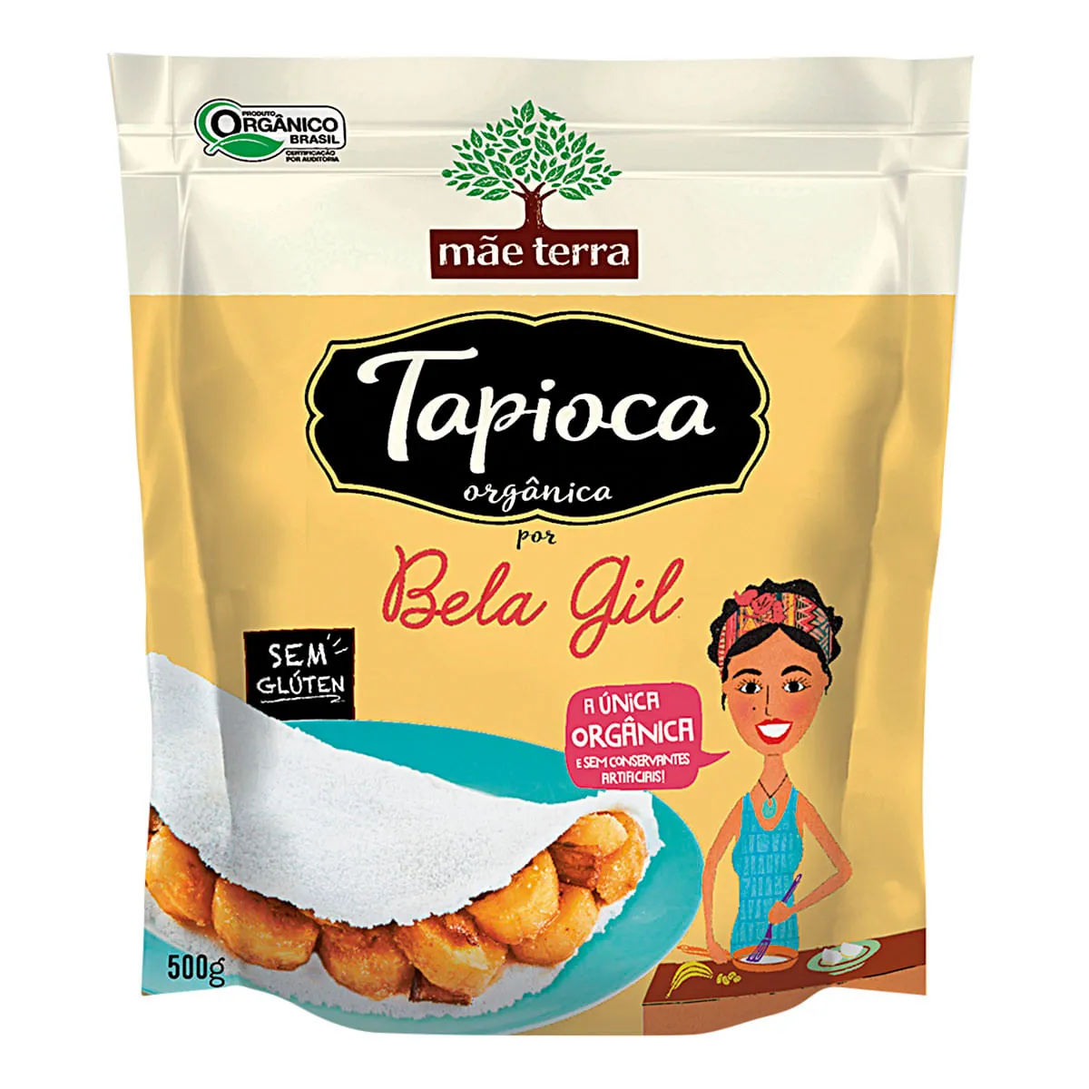 Tapioca Orgânica Mãe Terra Bela Gil Pouch 400g