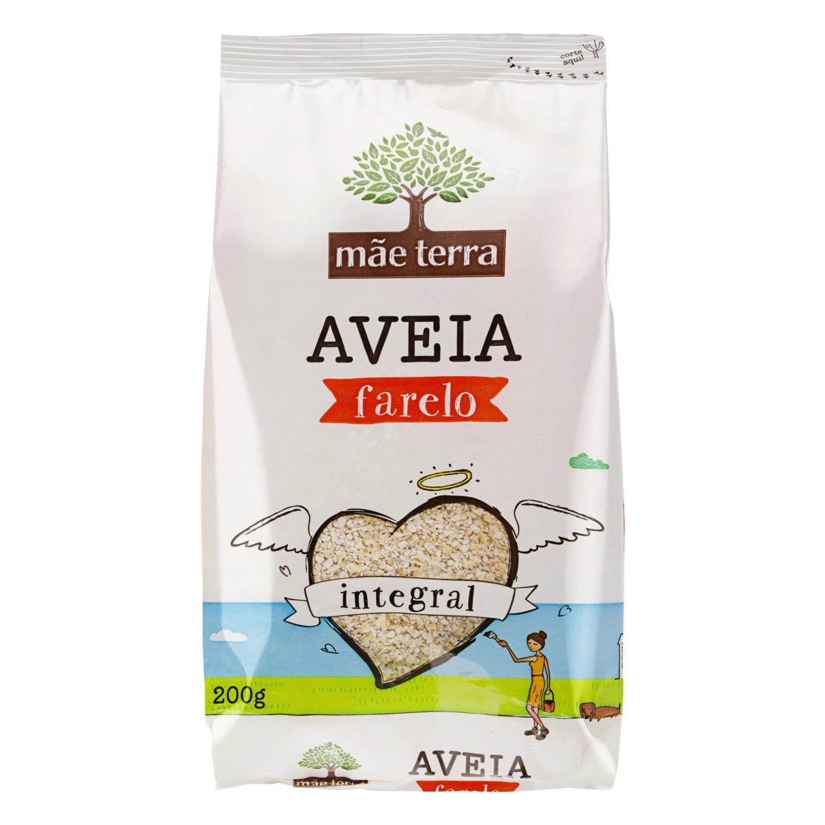 Farelo De Aveia Mãe Terra Pacote 200g