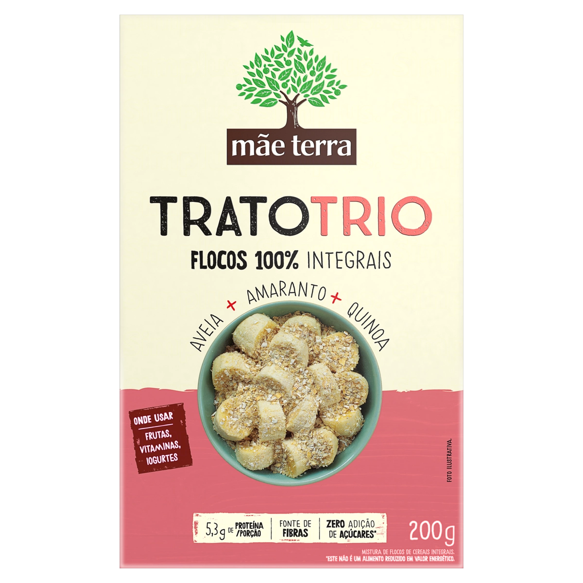 Trato Trio de Flocos MÃE TERRA 200g