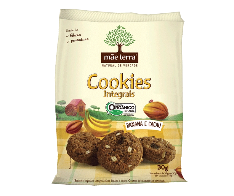 Cookies Intimus.banana E Cacau