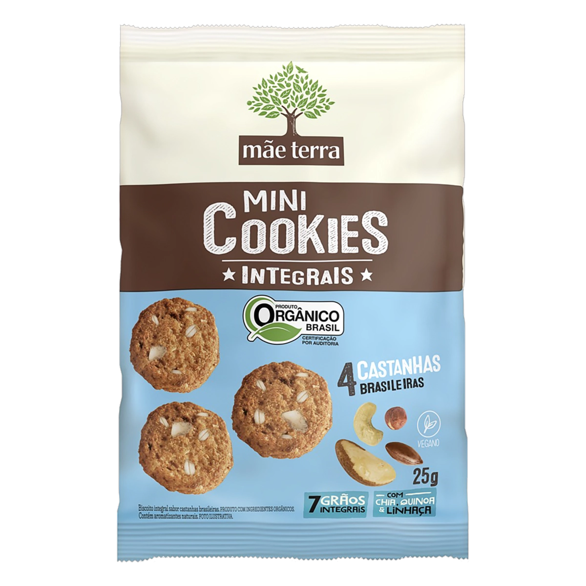 Cookies Org Dis Cast Bra 25g