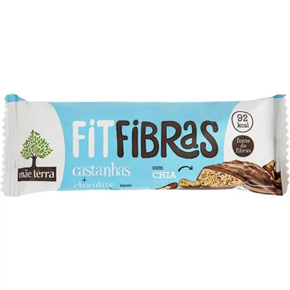 Barra Cereal Mae Terra Fitfibras 20g Castanha