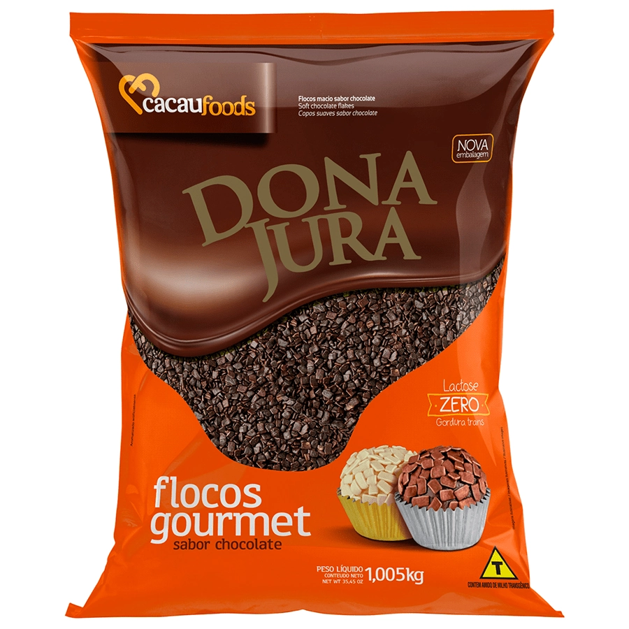 Flocos Macio Sabor Chocolate 1,005kg 15080019 Cacau