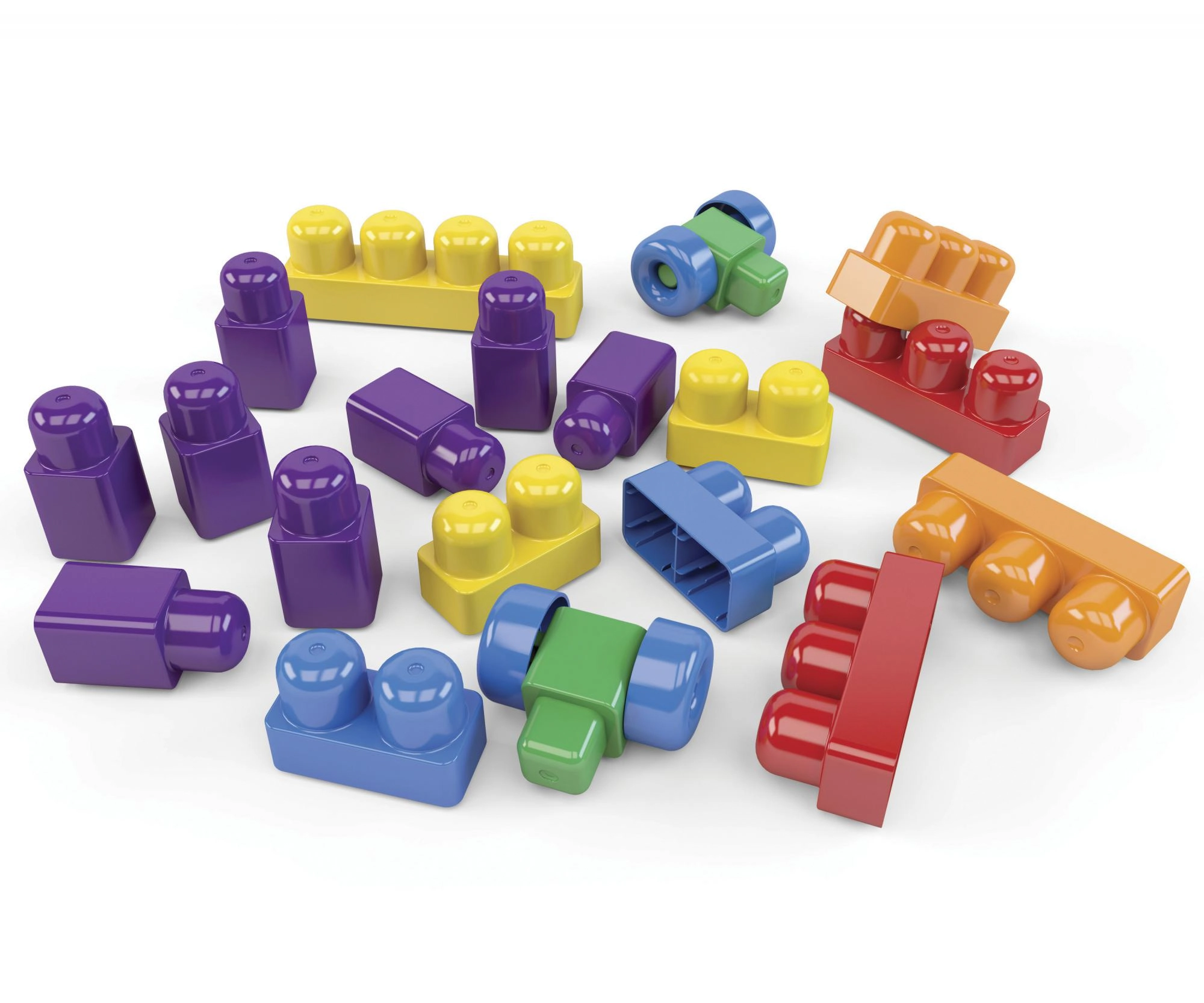 Brinquedo Box Block Dismat Blocolândia 19 Peças
