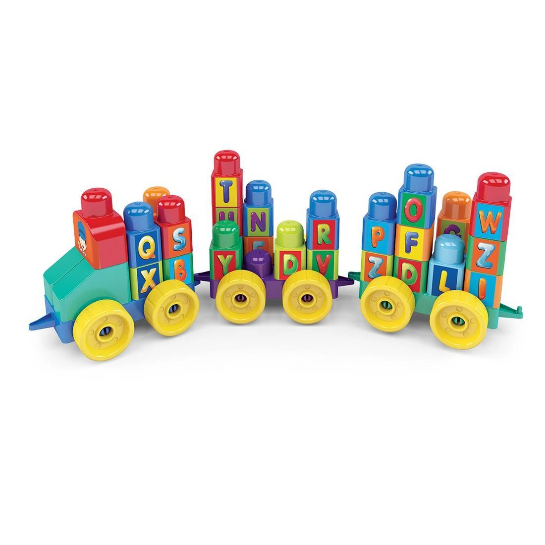 Trenzinho ABC Brinquedo Educativo Blocos De Montar Alfabeto