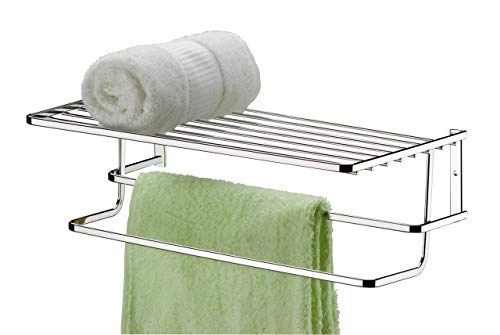 Toalheiro De Parede Com Prateleira Bagno 38 Cm
