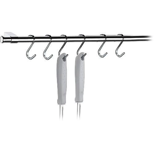 Gancho Redondo Para Barra Tubular Bella Cucina 6 Pçs