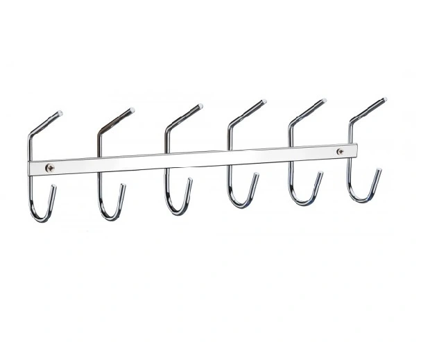 Suporte Multiuso De Parede 6 Posições Cromado Future Inox