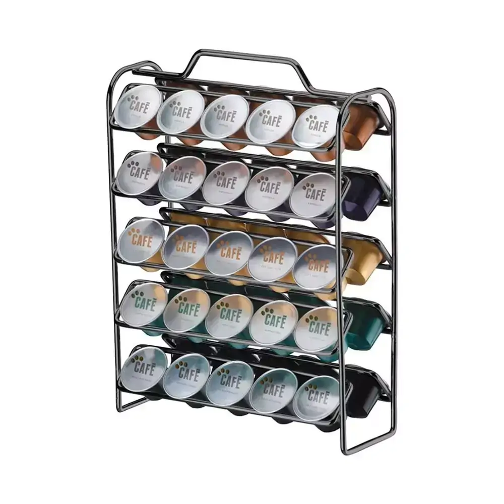 Organizador para Cápsulas de Café Future Caffè Ônix 8,5 x 18,5 x 25 cm