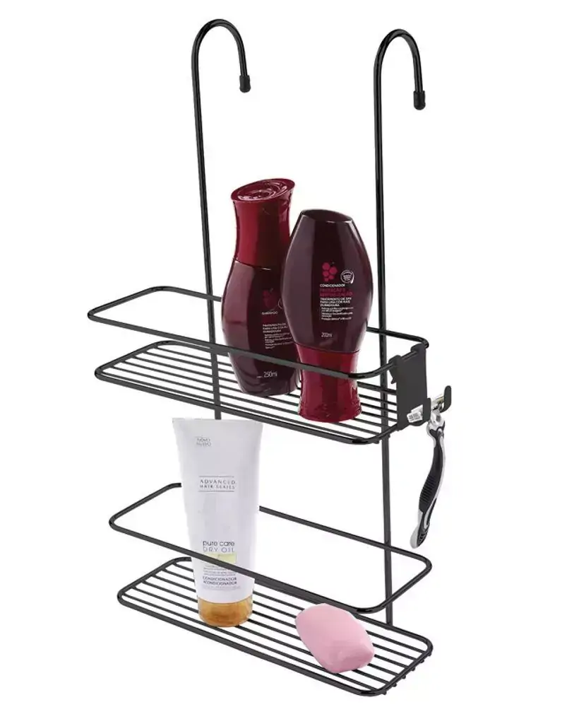 Suporte Duplo de Box Para Shampoo e Sabonete Suspenso Future