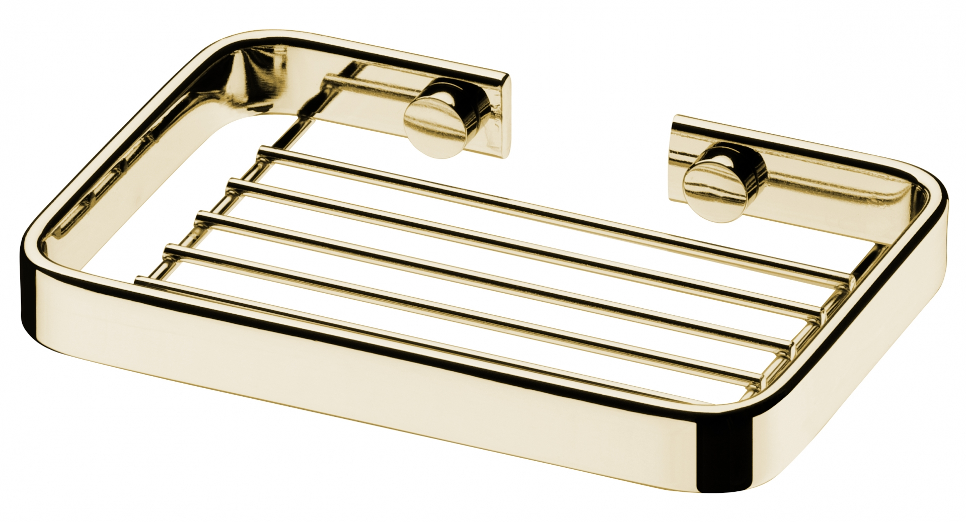 Saboneteira Porta Sabonete De Parede Dourado Future 2302dd