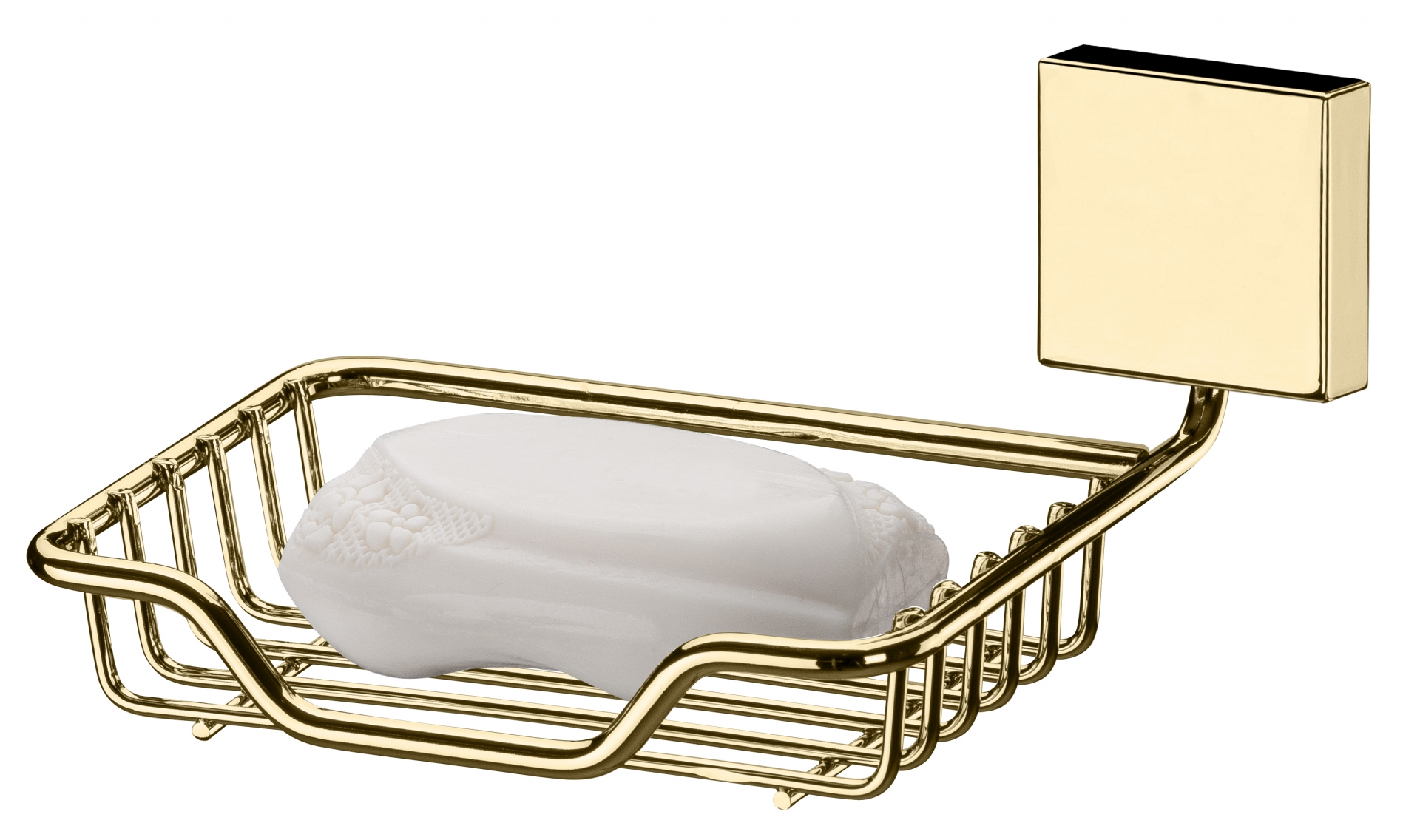 Saboneteira Suporte Porta Sabonete Dourado Future 7503dd