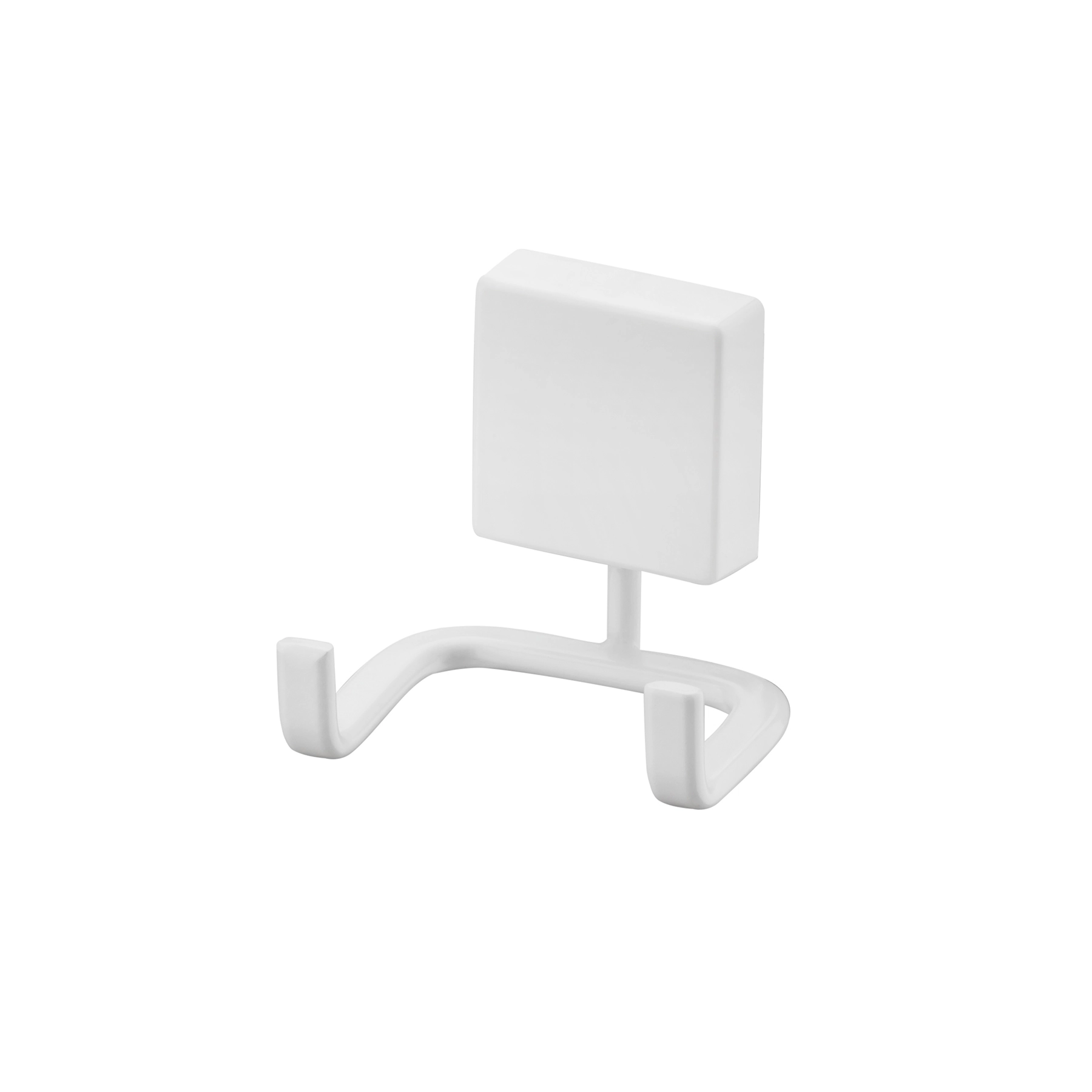 Cabide Duplo Metal Branco Fosco Future