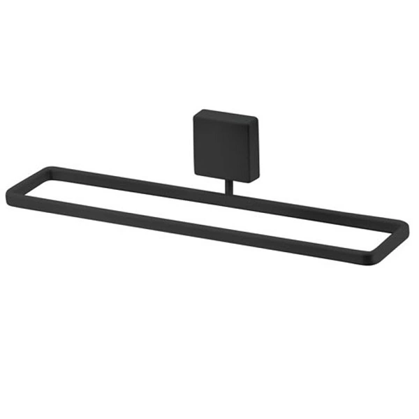 Toalheiro De Lavabo 25cm Preto Fosco