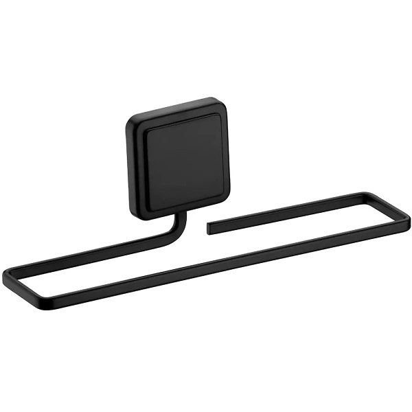 Toalheiro 25cm C/ Adesivo Preto Fosco