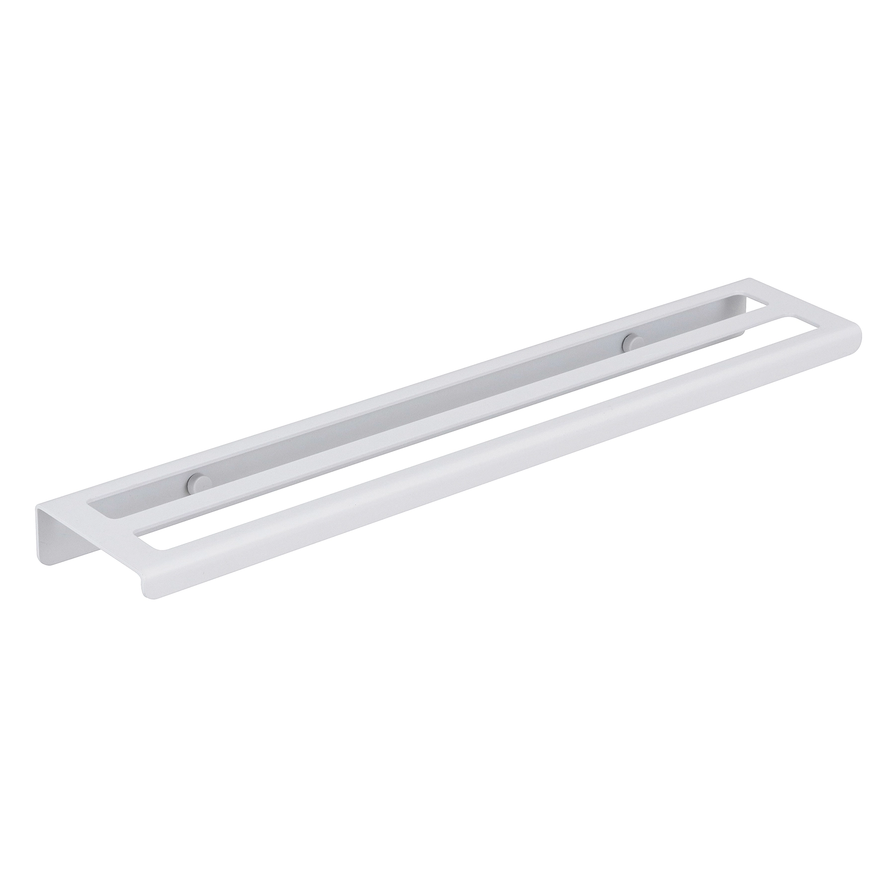 Toalheiro Duplo de Parede Metal Branco Fosco 10cm Ispirazione Future