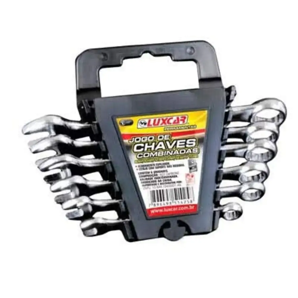 Jogo Chaves Combinadas Luxcar 6 Pcs