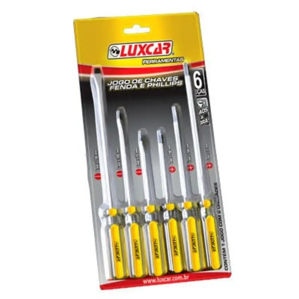 Jogo De Chaves Luxcar C/6