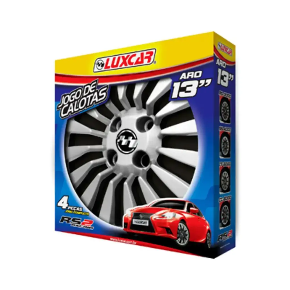 Calotas Luxcar Aro 13 Rs3000 C/4
