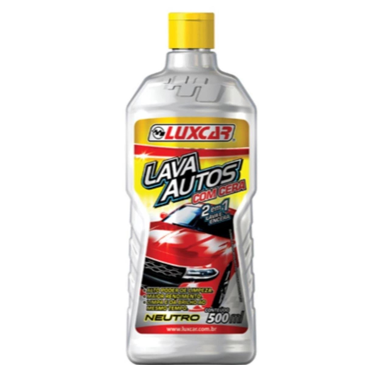 Lava Autos Neutro com Cera Luxcar 500ml