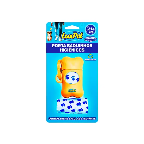 Porta Saquinho Hig Luxpet C/2 Rf